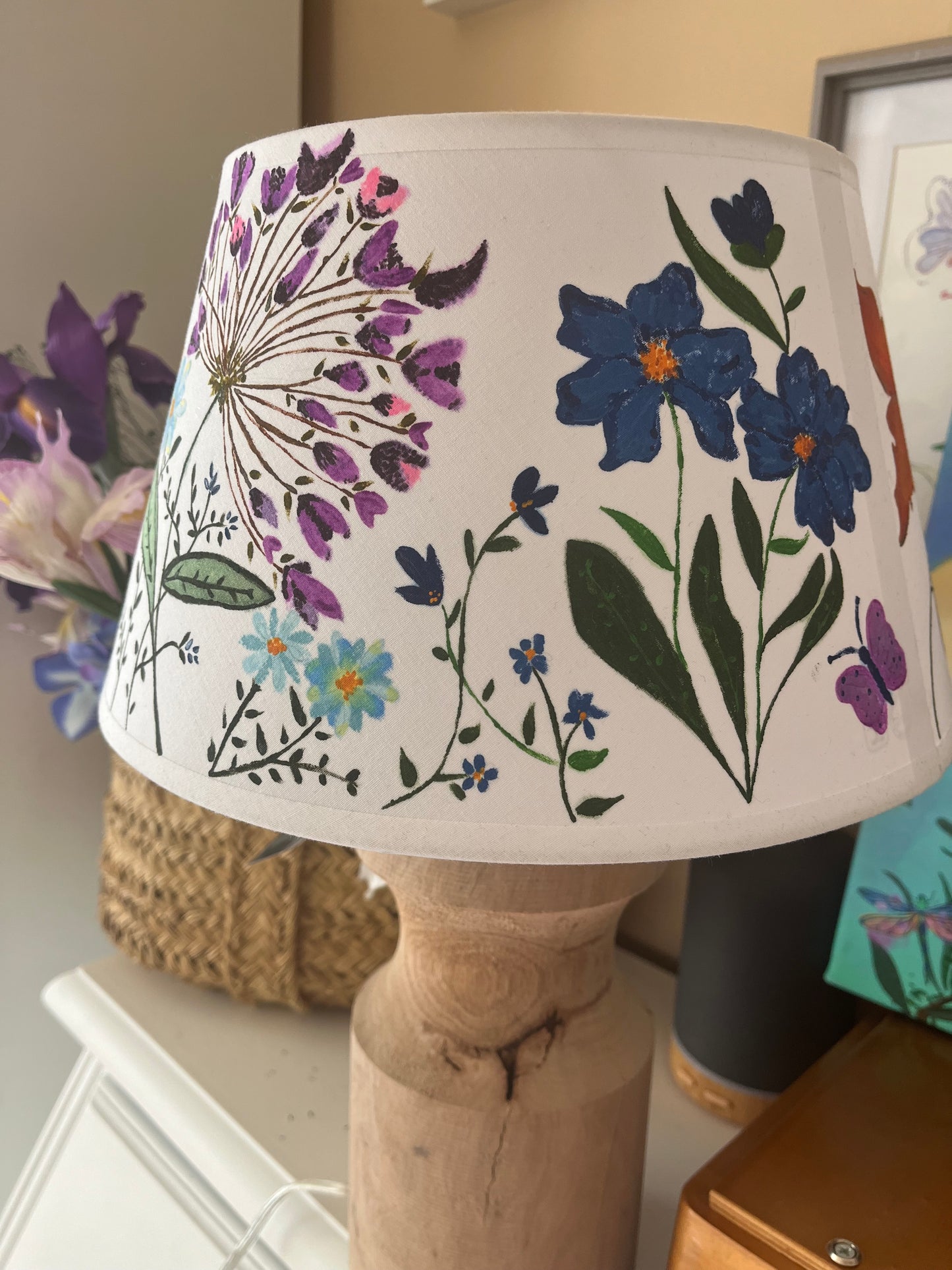 Pie de lámpara tronco pequeño