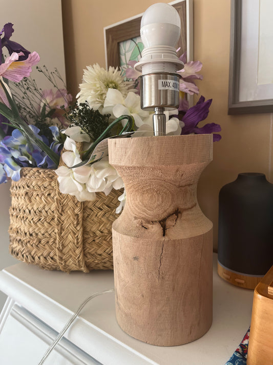 Pie de lámpara tronco pequeño